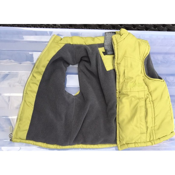 Boys 24 mon vest jacket coat outerwear green Kenneth Cole Reaction fleece lining - Picture 3 of 4